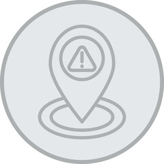 Caution Vector Icon Design