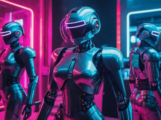 Fototapeta premium Future intelligent robot