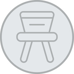 Baby Chair Vector Icon Design