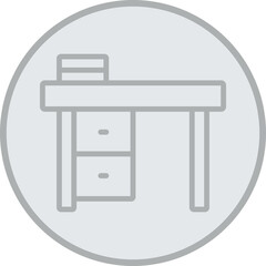 Desk Vector Icon Design