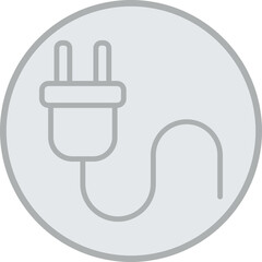 Plug Vector Icon Design