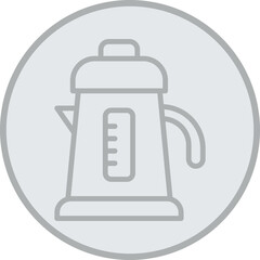 Electric Kettle Vector Icon Design