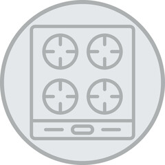 Stove Vector Icon Design