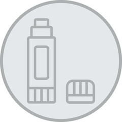 Glue Stick Vector Icon Design
