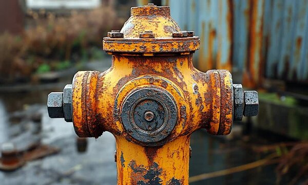 Rusty Fire Hydrant