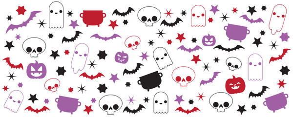 Naklejka premium Vector Halloween 