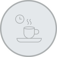 Coffee Break Vector Icon Design