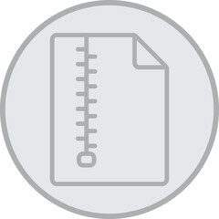 Compressed File Vector Icon Design