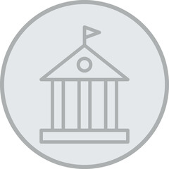 Court Vector Icon Design