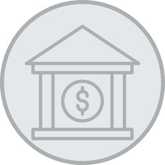 Bank Vector Icon Design