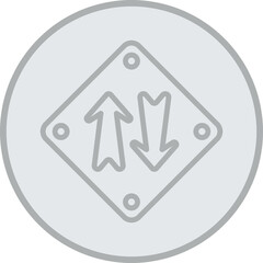 Up And Down Arrow Vector Icon Design