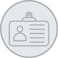 Identity Card Icon Design