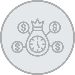 Investment Timing Icon Design