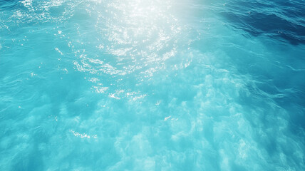 a tranquil blue ocean