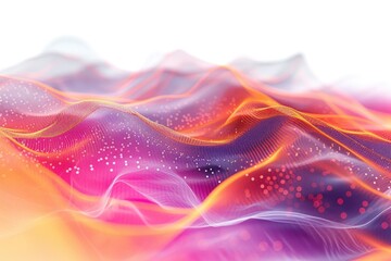 Close-up of a vibrant and colorful wave pattern on a background, suitable for use in designs related to beach or summer themes