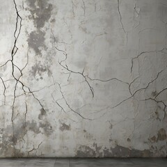 Obraz premium Cracked Peeling Paint on Old Concrete Wall