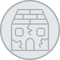 Fototapeta premium Earthquake Icon Design