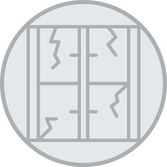 Window Damage Icon Design