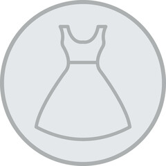 Woman Clothes Icon Design