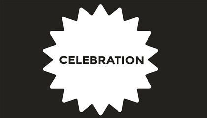 celebration button web banner templates. Vector Illustration 