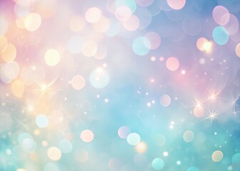Obraz premium Ethereal Glow - Design an enchanting pastel background with a delicate paper texture, subtly lit with gentle gradients that radiate a calm and serene ambiance