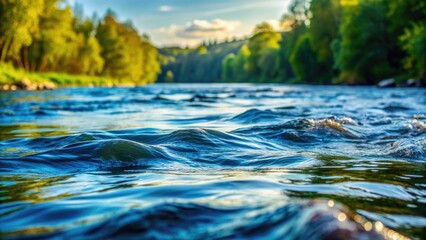 Flowing river water surface as background, river, water, flowing, surface, nature, background, natural, tranquil, peaceful