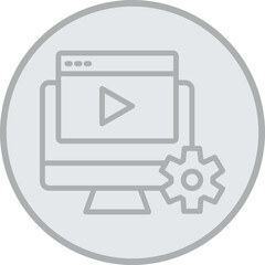 Streaming Vector Icon Design