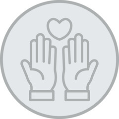 Obraz premium Prayer Vector Icon Design