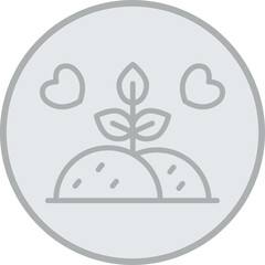 Plant Tree Vector Icon Design