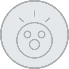 Awe Vector Icon Design