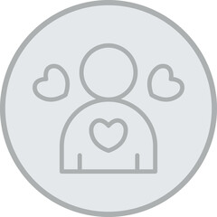 Self Love Vector Icon Design