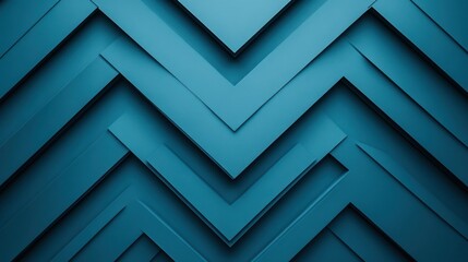 Obraz premium Abstract Teal Geometric Arrow Background