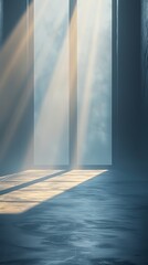 Abstract blurred background, gray gradient color, studio room for product display with copy space, vector illustration. Background with soft light and shadow. 