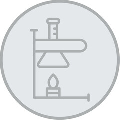 Bunsen Burner Icon Design