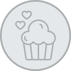 Cupcake Icon Design