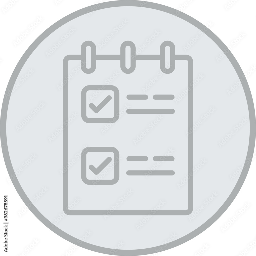 Canvas Prints check list icon design