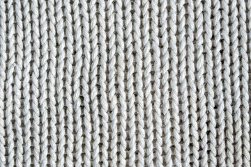 White knitwear as a background