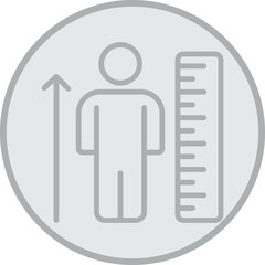 Height Scale Icon Design