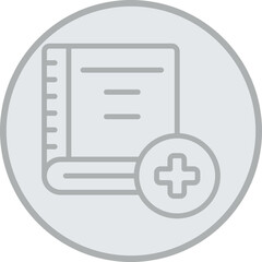Medical Book Icon Design