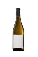 A Sophisticated and Elegant Wine Bottle Featuring a Blank Label Perfect for Custom Branding