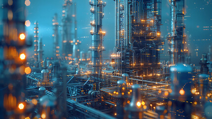 Fototapeta premium future factory