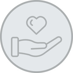 Give Love Icon Design