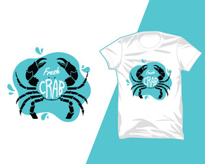 Fresh Crab tshirt design