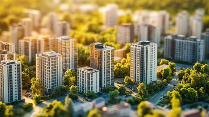 Obraz premium Real estate investment can contribute to community development, urban regeneration, and economic 