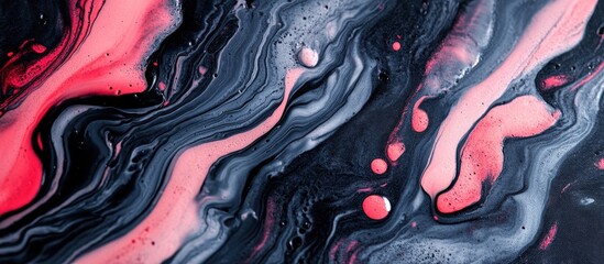 Obraz premium Acrylic abstract background with marble effect Textured paint strokes on paper Ideal for web and game design Grunge mud art featuring a close up of hand painted canvas artwork Surreal smear effect