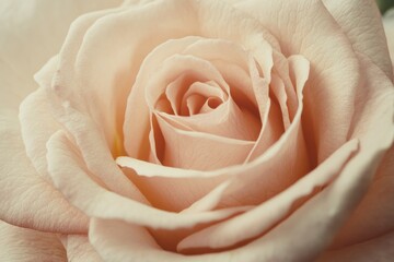 Rose of closeup in autumn/ Pale pink , ai