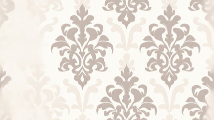 Obraz premium Seamless repeating tiled pattern featuring a flat app icon design in platinum and pale brown hues ideal for wedding invitation backgrounds