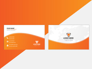 Modern unique professional business card design