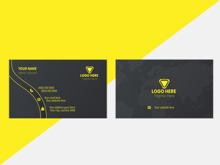 Modern unique professional business card design