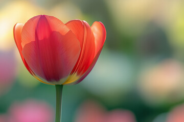 Fototapeta premium Background of tulip